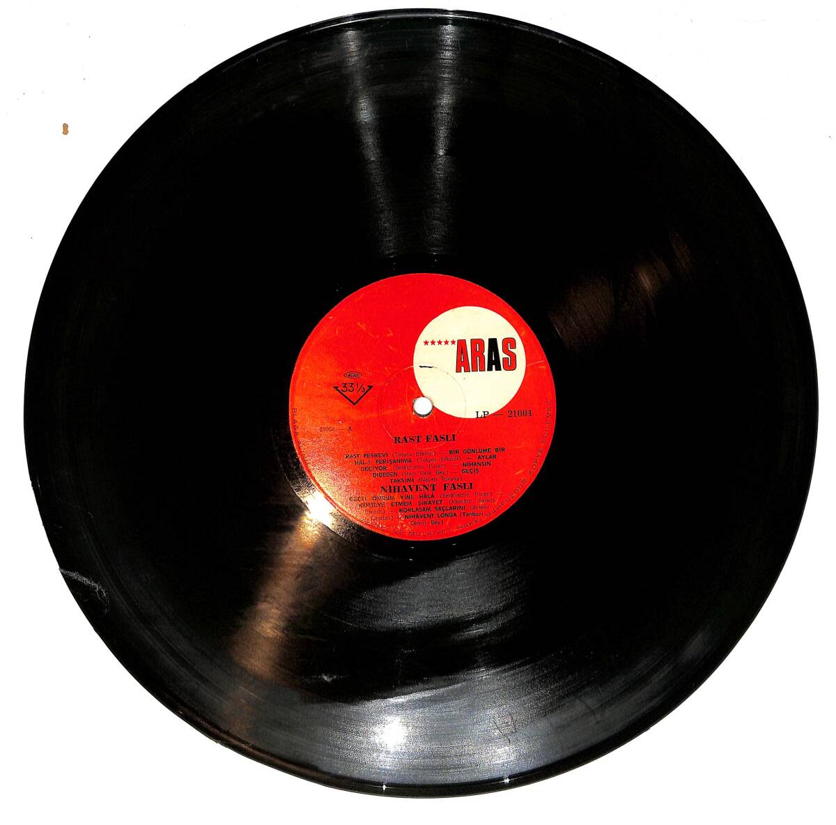 Kemal Gürses ‎– Nihavent Rast - Faslı LP PLAK (Açıklamayı Okuyunuz) PLK26708 - 1