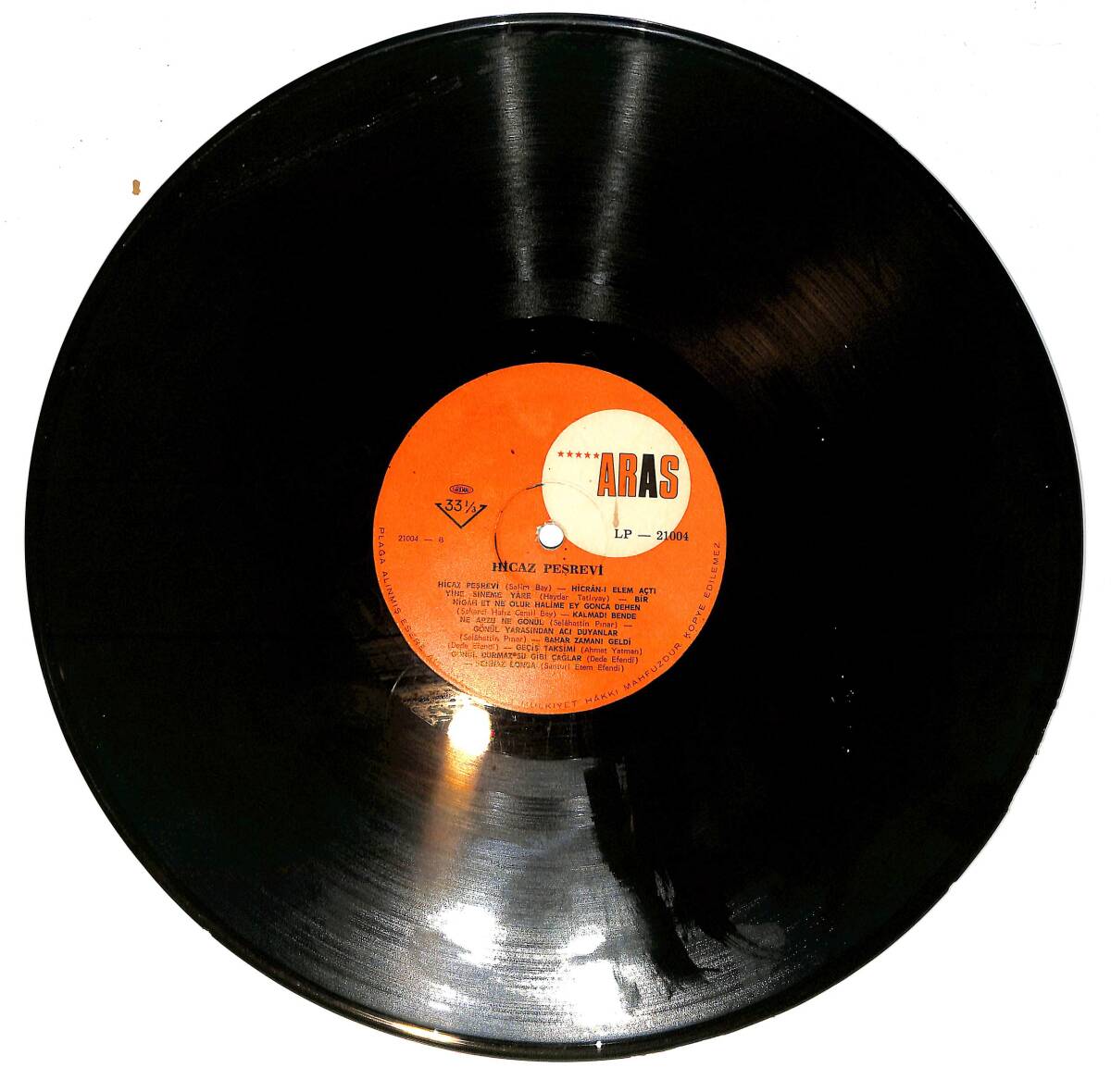 Kemal Gürses ‎– Nihavent Rast - Faslı LP PLAK (Açıklamayı Okuyunuz) PLK26708 - 2