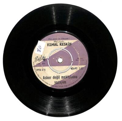 Kemal Keskin - Asker Değil Mektubunu Yazayım Şahinim Var Bazlarım Var Plak (106) PLK19907 - 1