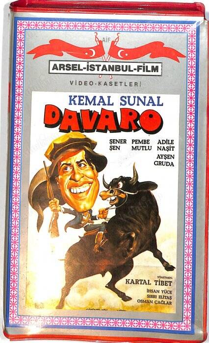 Kemal Sunal – Davaro VHS Kaset – Arsel İstanbul Film (İkinci El) 