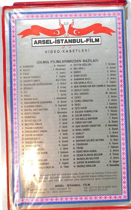 Kemal Sunal – Davaro VHS Kaset – Arsel İstanbul Film (İkinci El) 