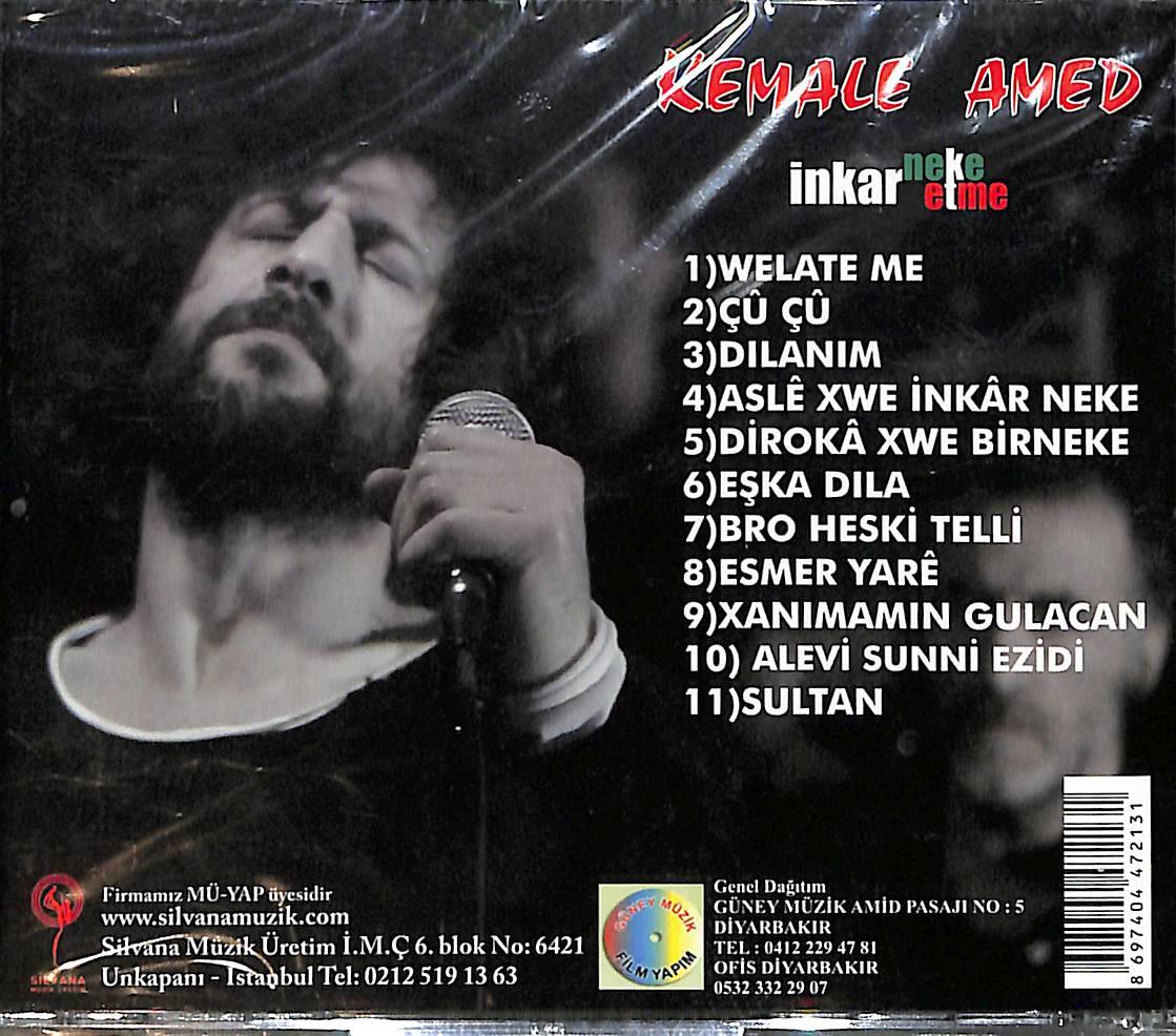 Kemale Amed - İnkar Etme CD (Sıfır) CD4231 - 2