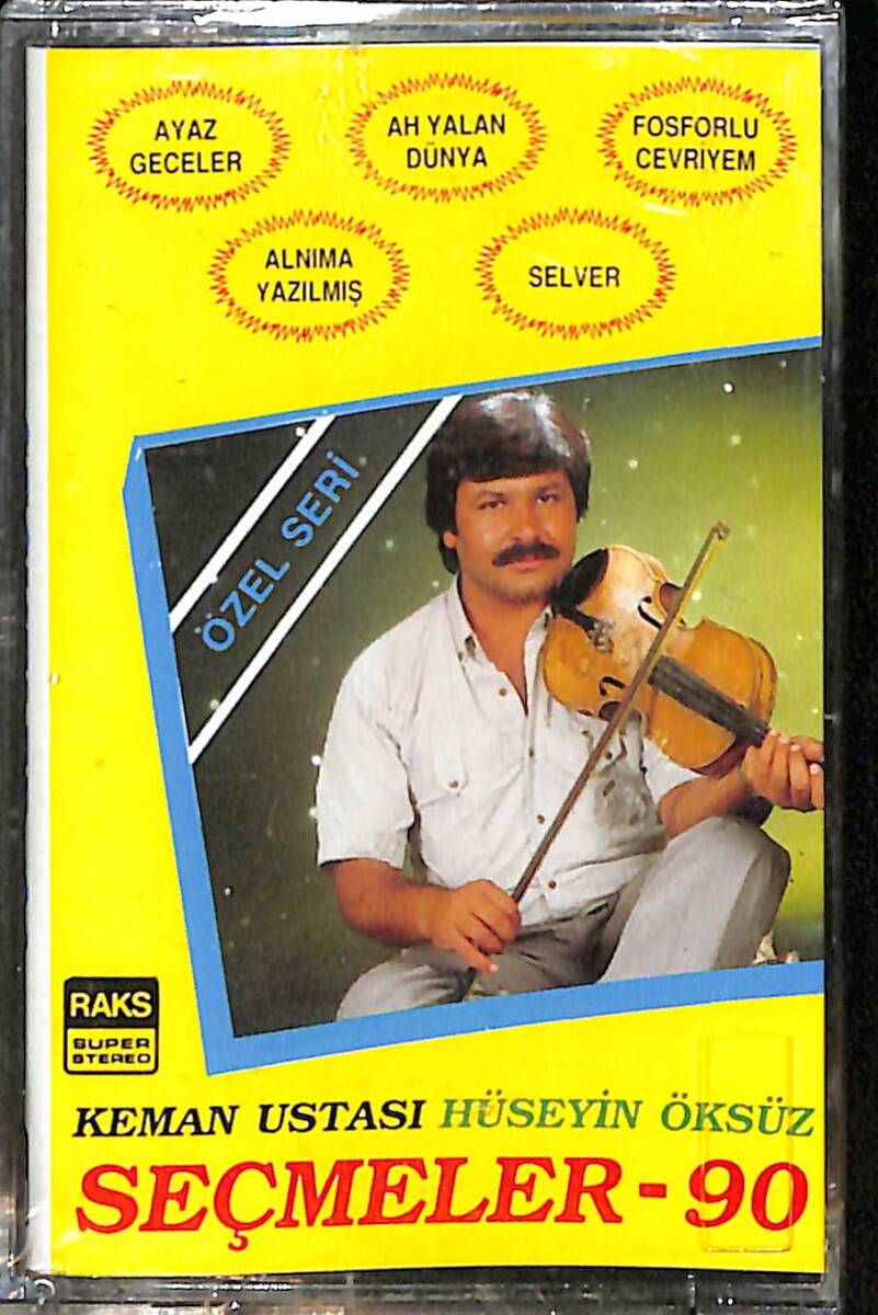 Keman Ustası Hüseyin Öksüz - Seçmeler 90 Kaset (Sıfır Kaset) KST29222 - 1