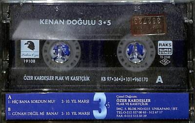 Kenan Doğulu - 3-5 Kaset (İkinci El) KST25599 - 2