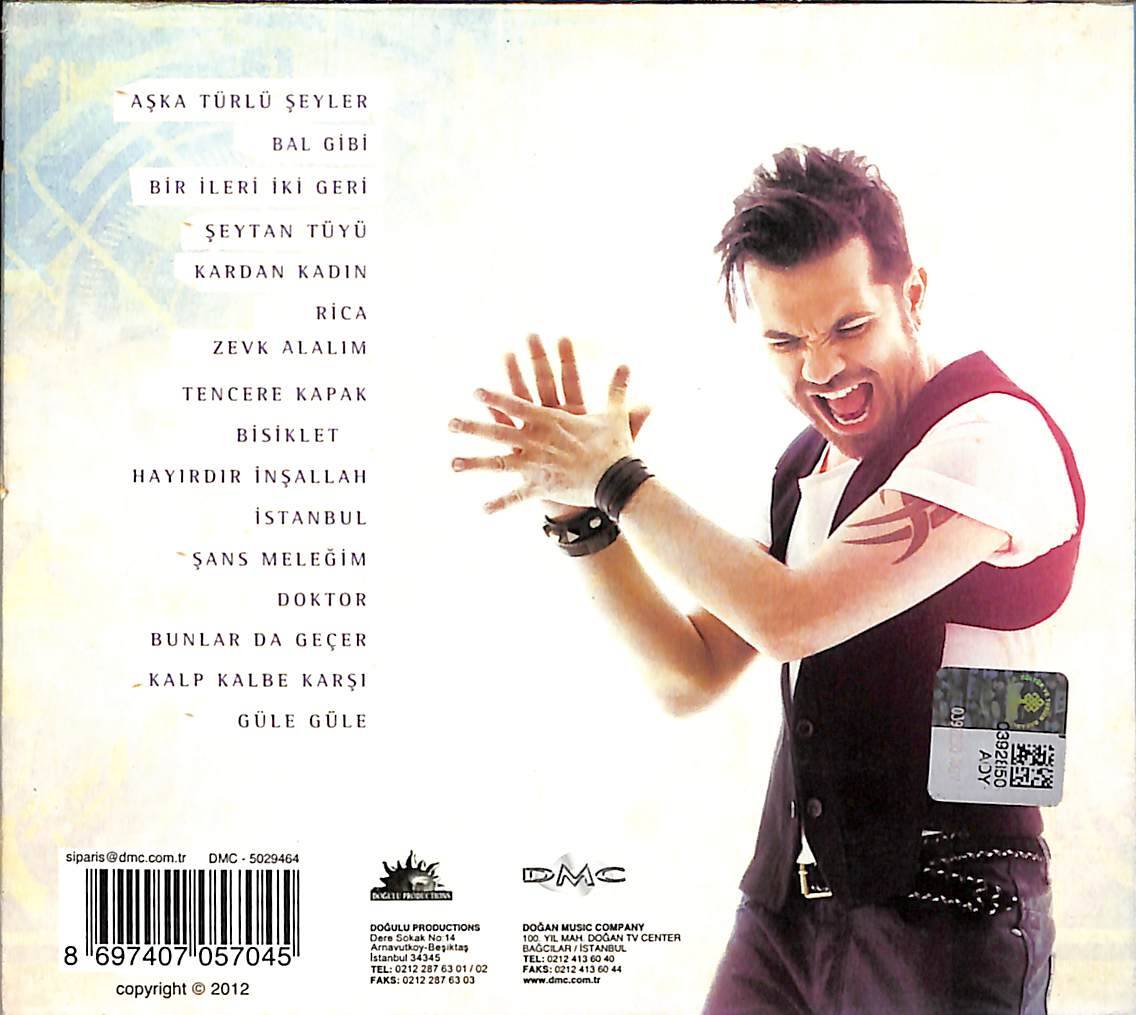 Kenan Doğulu - Aşka Türlü Şeyler CD (İkinci El) CD5662 - 2