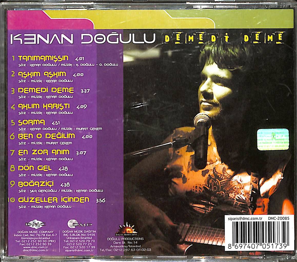 Kenan Doğulu - Demedi Deme CD (İkinci El) CD4096 - 2