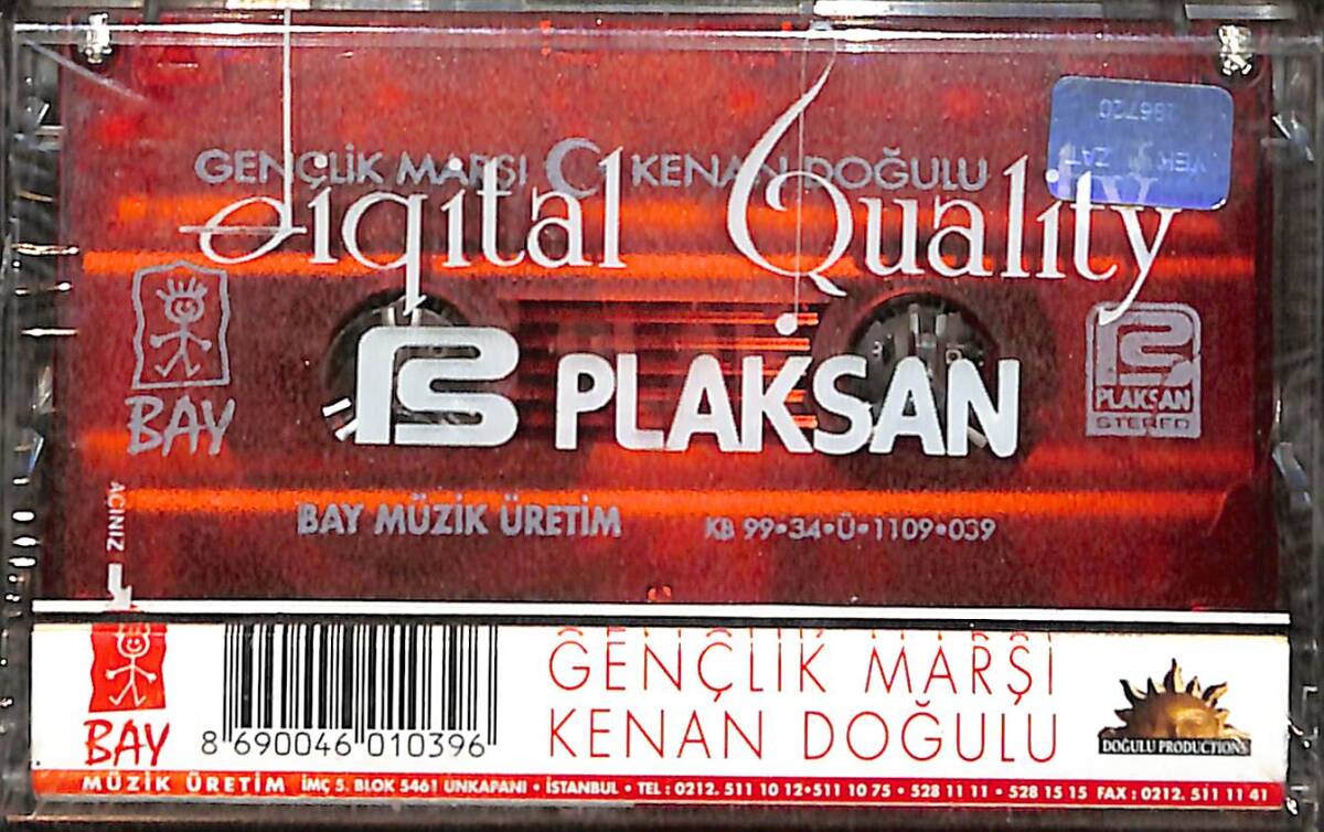 Kenan Doğulu - Gençlik Marşı Kaset (Sıfır) KST28005 - 2