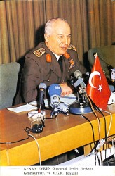 Kenan Evren Kartpostal (Küçük Boy) KRT22428 - Gökçekoleksiyon