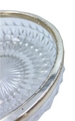 Kenarları Metal Eski Kristal Şekerlik AOB1983 - 2