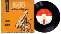 1965 Altın Mikrofon - Cahit Oben - Makaram Sarı Bağlar / Halime PLAK (10/6) PLK24850 - Gökçekoleksiyon