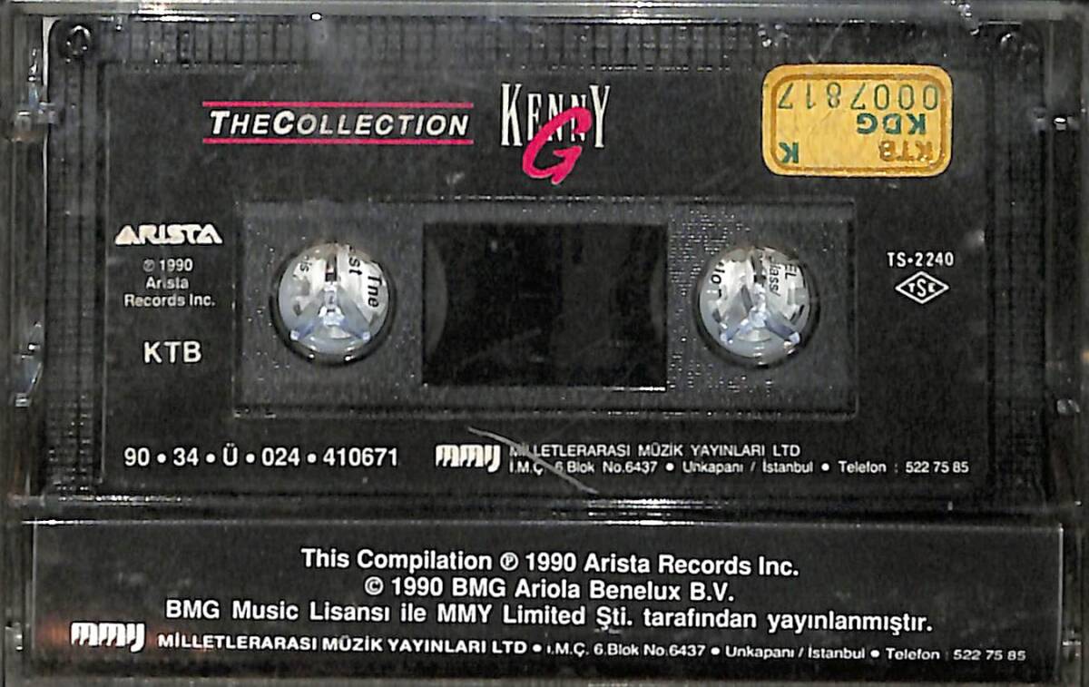 Kenny G - The Collection Kaset (Sarı Bandrol - İkinci El) KST27587 - 2