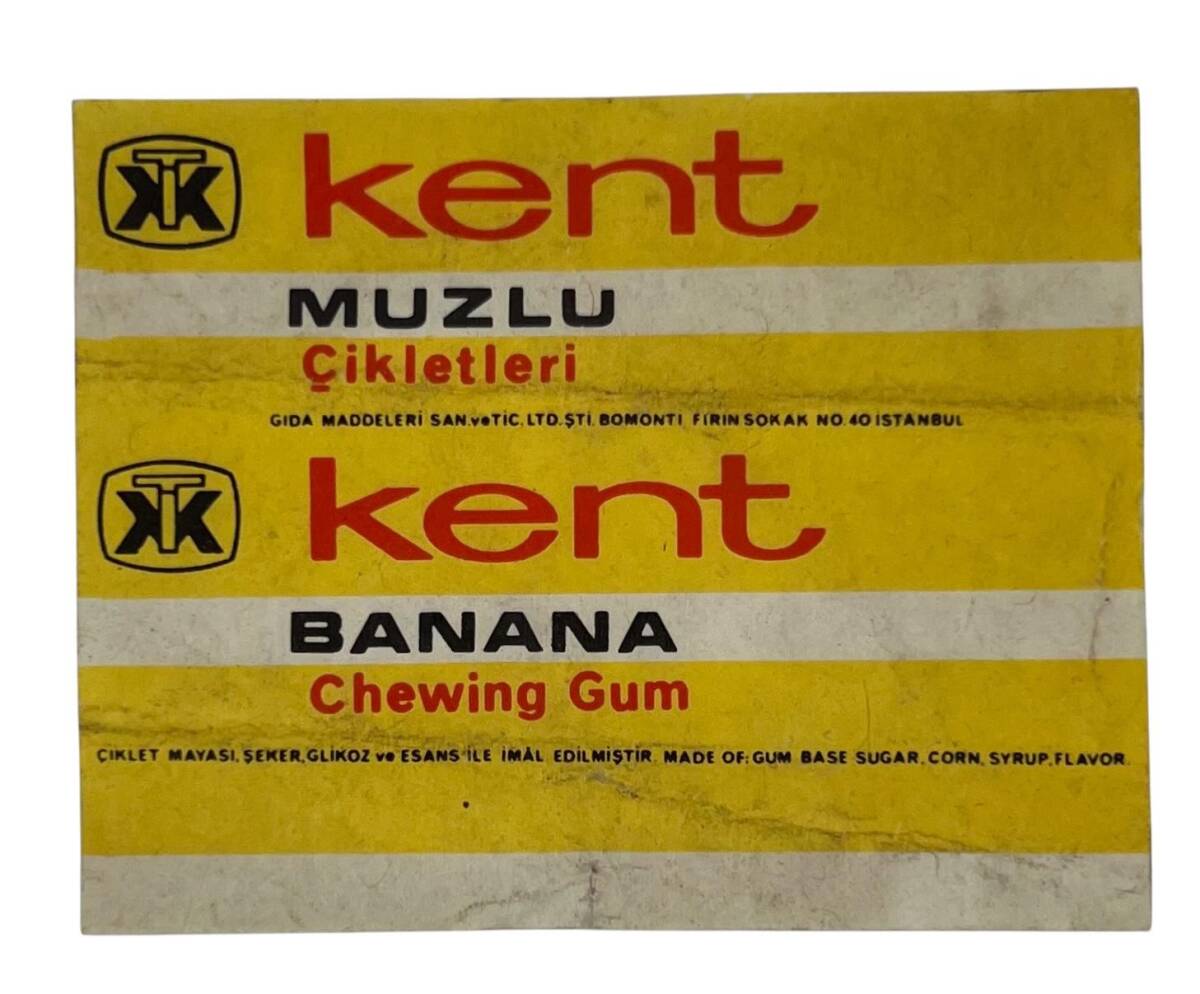 KENT 1980s Sakız Sarma Kağıdı Stickers SKZ1679 - 1