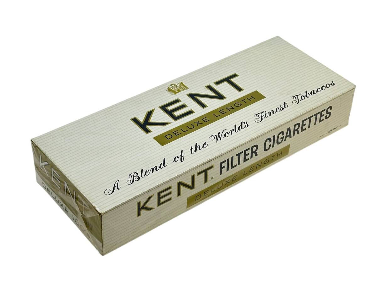 Kent Deluxe 100's Açılmamış Karton Filtreli Sigara 1970'ler AOB4778 - 3