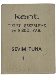KENT Sakızı Artistler Serisi No 1 Sevim Tuna # SKZ1473 - 2
