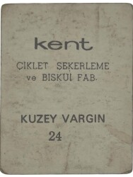 KENT Sakızı Artistler Serisi No 24 Kuzey Vargın # SKZ1463 - 2