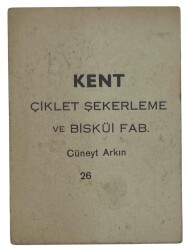 KENT Sakızı Artistler Serisi No 26 Cüneyt Arkın # SKZ1502 - 2