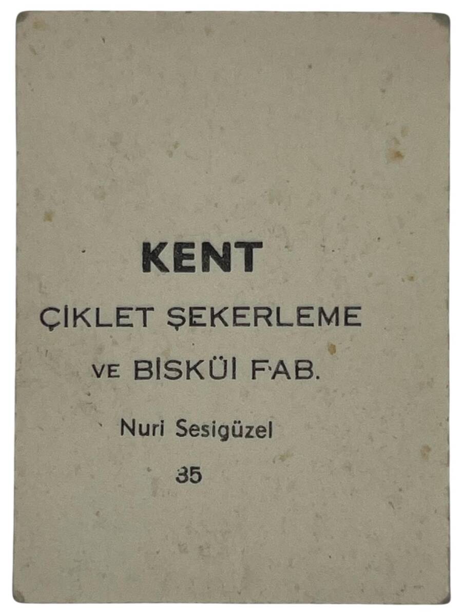KENT Sakızı Artistler Serisi No 35 Nuri Sesigüzel# SKZ1504 - 2