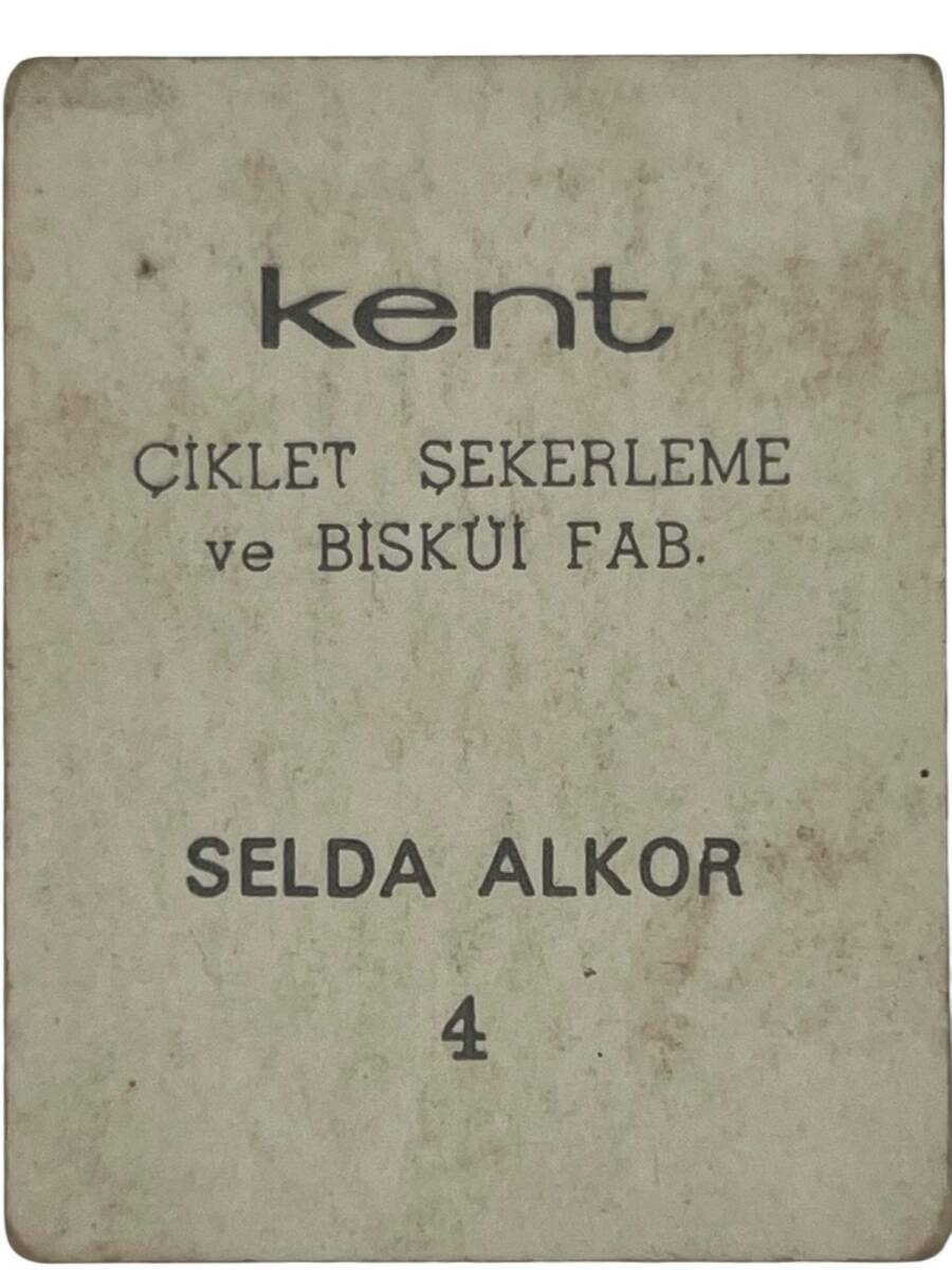 KENT Sakızı Artistler Serisi No 4 Selda Akkor # SKZ1501 - 2