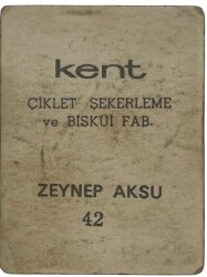 KENT Sakızı Artistler Serisi No 42 Sezen Akksu # SKZ1471 - 2