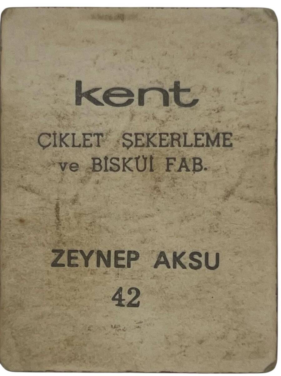 KENT Sakızı Artistler Serisi No 42 Sezen Akksu # SKZ1471 - 2