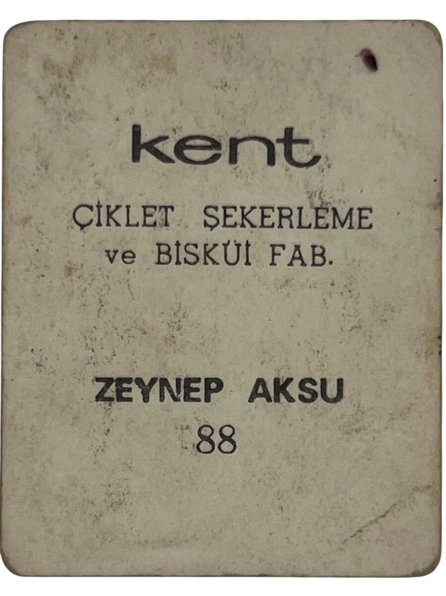 KENT Sakızı Artistler Serisi No 88 Zeyynep Asu # SKZ1466 - 2