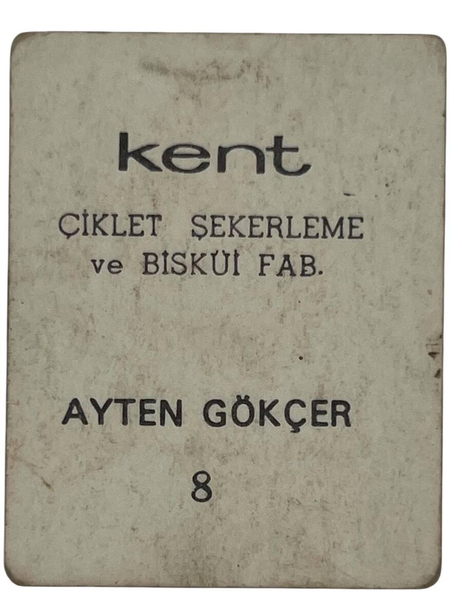 KENT Sakızı Artistler Serisi No 8 Ayten Gökçer # SKZ1523 - 2