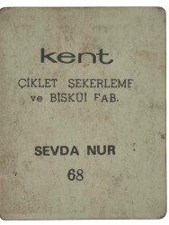 KENT Sakızı Artistler Serisi No 68 Sevda Nur # SKZ1468 - 2
