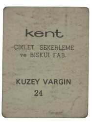 KENT Sakızı Artistler Serisi No 24 Kuzey Vargın # SKZ1491 - 2