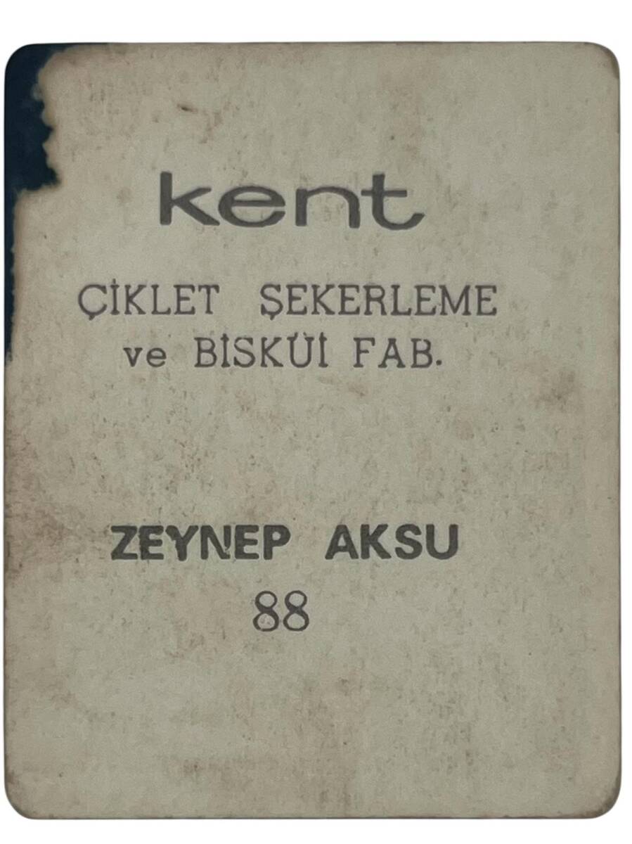 KENT Sakızı Artistler Serisi No 88 Zeynep Aksu # SKZ1482 - 2