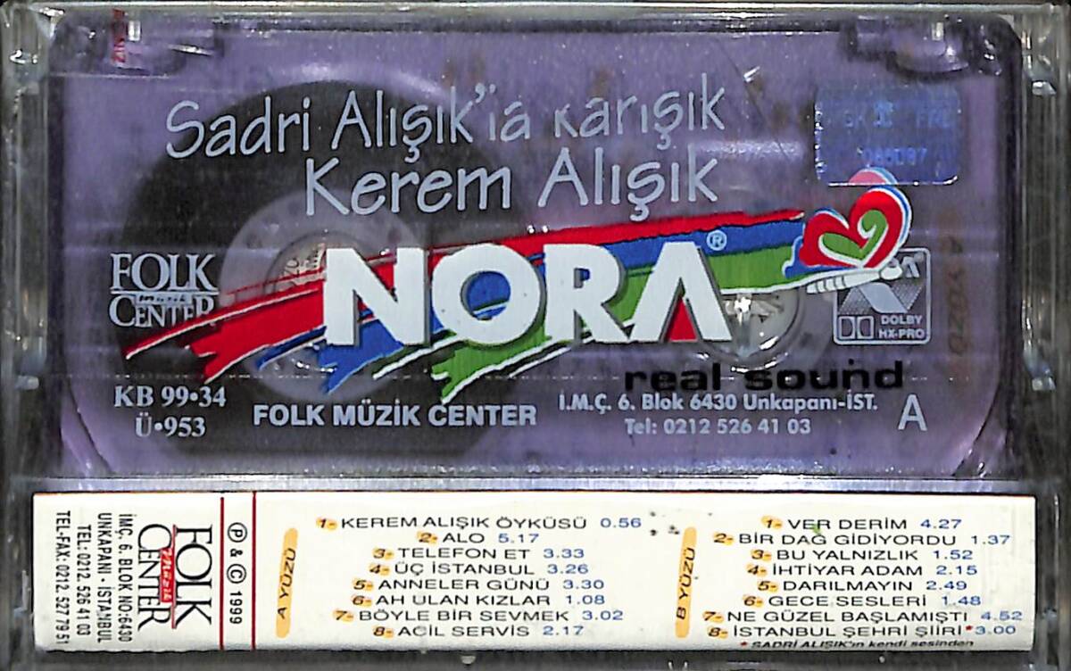 Kerem Alışık - Sadri Alışık'la Karışık Kaset (Sıfır) KST28397 - 2