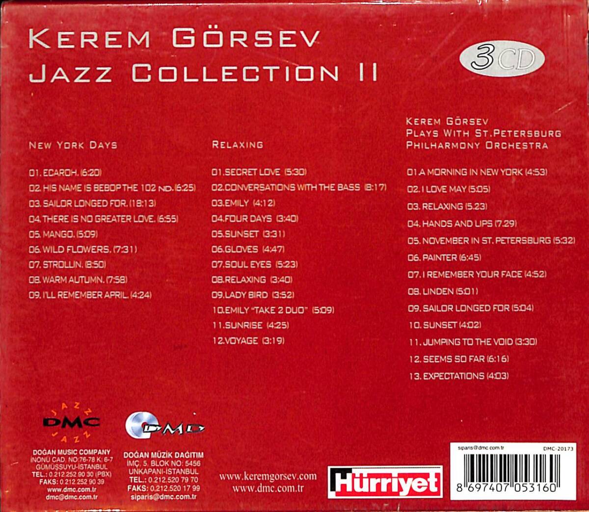 Kerem Görsev - Jazz Collection 2 CD (İkinci El) CD4877 - 2