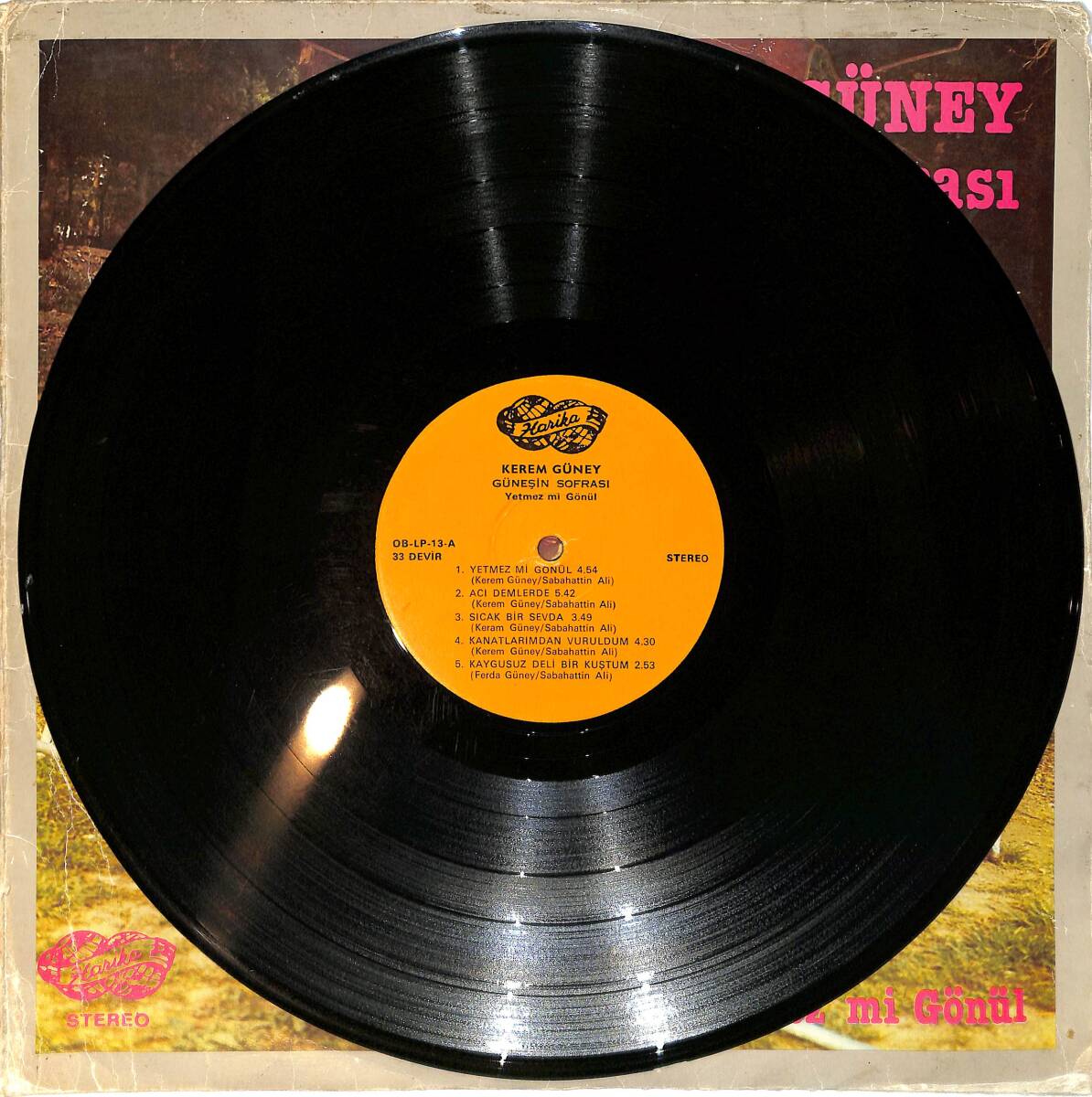 Kerem Güney, Güneşin Sofrası ‎– Yetmez Mi Gönül İçin LP PLAK (10/7.5) PLK26548 - 3