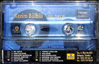 Kerim Bülbül - Bu Gece Kaset (İkinci El) KST20210 - 2