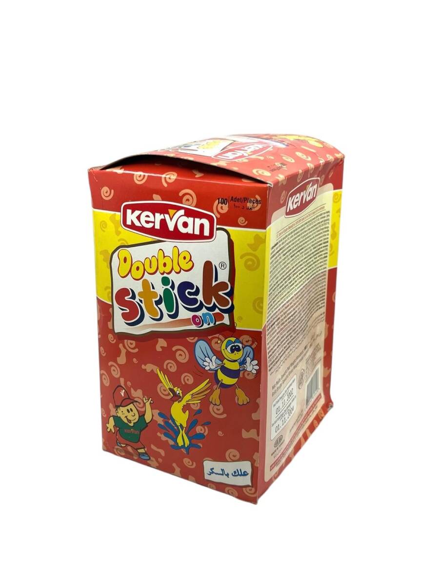 Vintage Kervan Double Stick Sakız (2002 Üretimi 100 Adet Dolu Paket) Bubble Gum #SKZ7 - 4