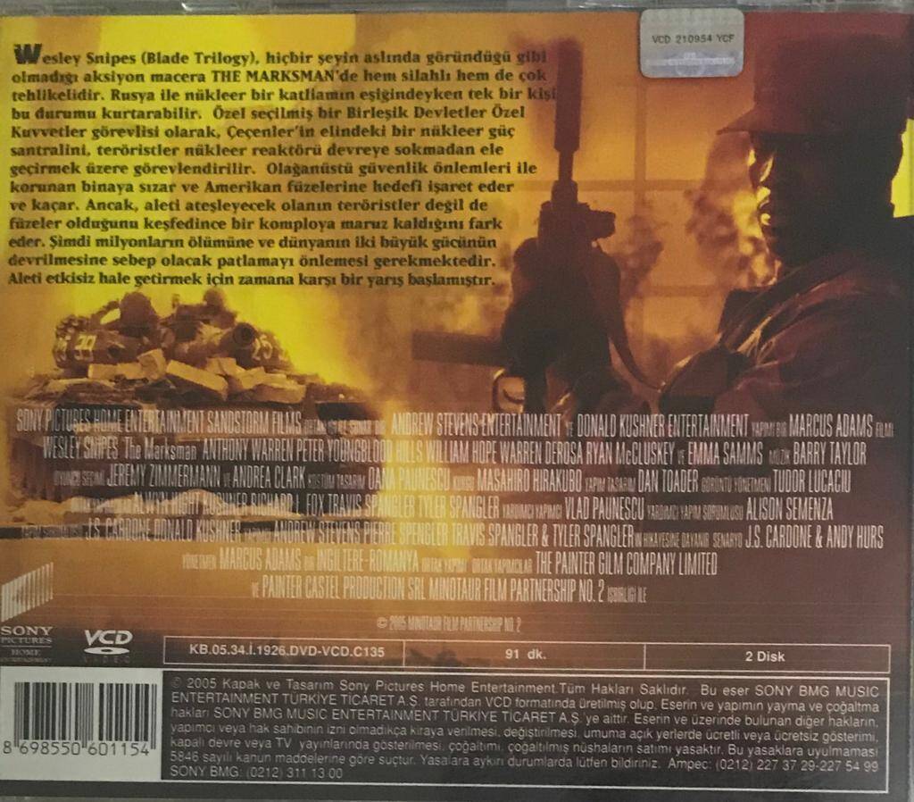 Keskin Nişancı-Marksman VCD Film VCD5636 - 2