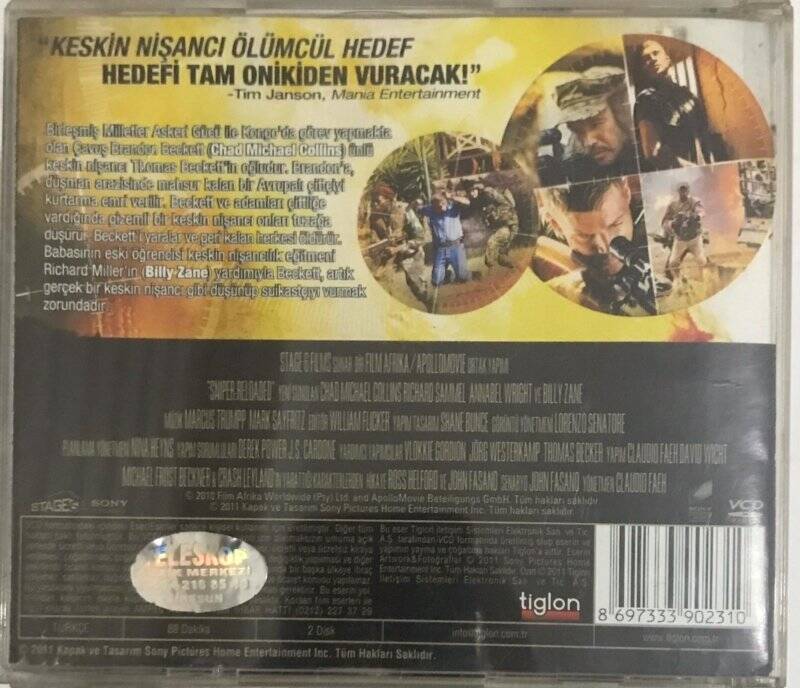 Keskin Nişancı Ölümcül Hedef VCD Film VCD8161 - 2