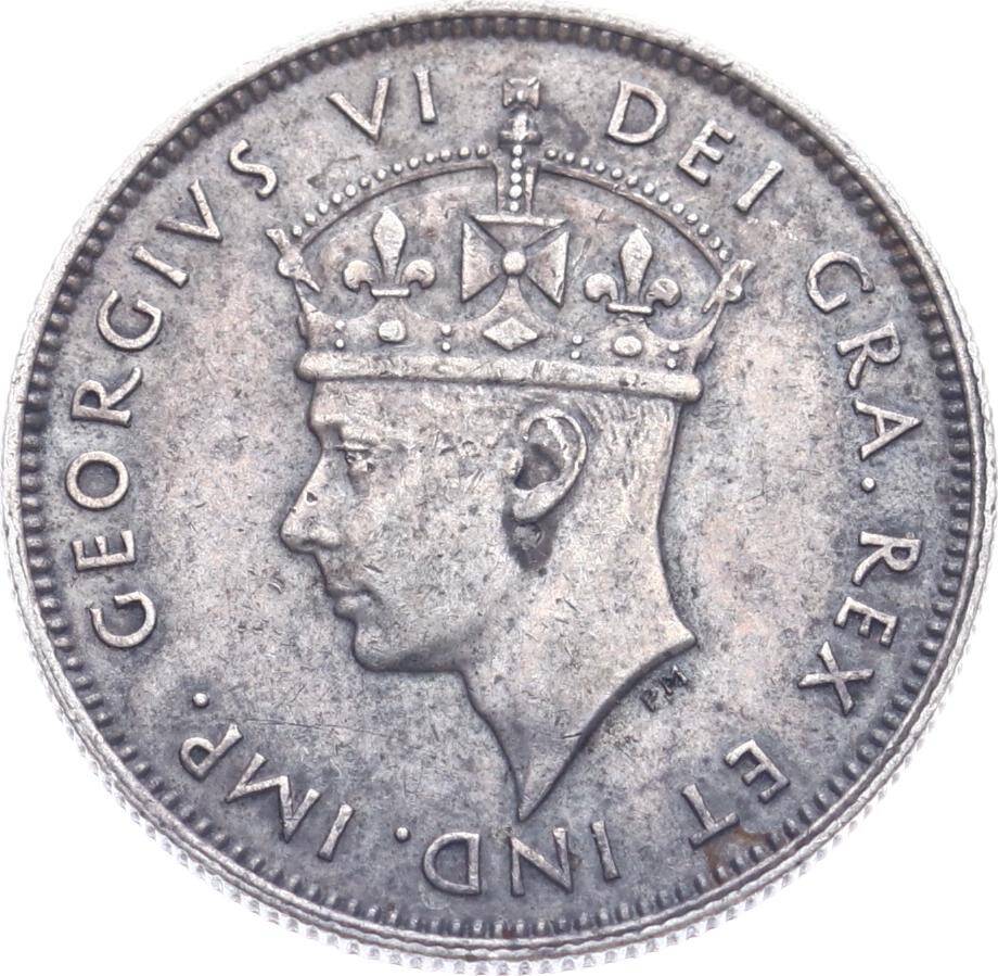 Kıbrıs 9 Piastres 1940 Gümüş 'George VI' ÇÇT YMP11232 #256 - 2