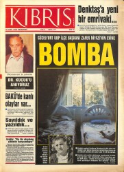 Kıbrıs Gazetesi 15 Ocak 1990 - Bakü'de Kanlı Olaylar Var - Denktaş'a Yeni Bir Emrivaki... GZ157708 - Gökçekoleksiyon