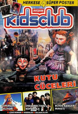 Kidsclub Dergisi 20 Eylül 2014 Sayı 176 - One Direction Röportajı - Blade Ranger Maketi NDR78988 - 1