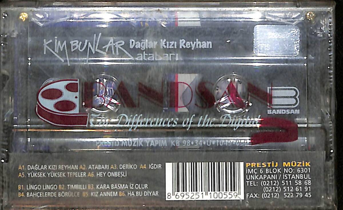 Kim Bunlar - Dağlar Kızı Reyhan Kaset (Sıfır Kaset) KST29558 - 2