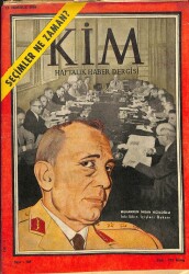 KİM HAFTALIK HABER DERGİSİ 13 Temmuz 1960 - Muharrem İhsan Kızıloğlu DRG360 - Gökçekoleksiyon