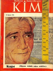 KİM HAFTALIK HABER DERGİSİ 29 Ağustos 1958 - Bayar Ve Menderes Olağanüstü Toplantıya Gelirken DRG371 - Gökçekoleksiyon