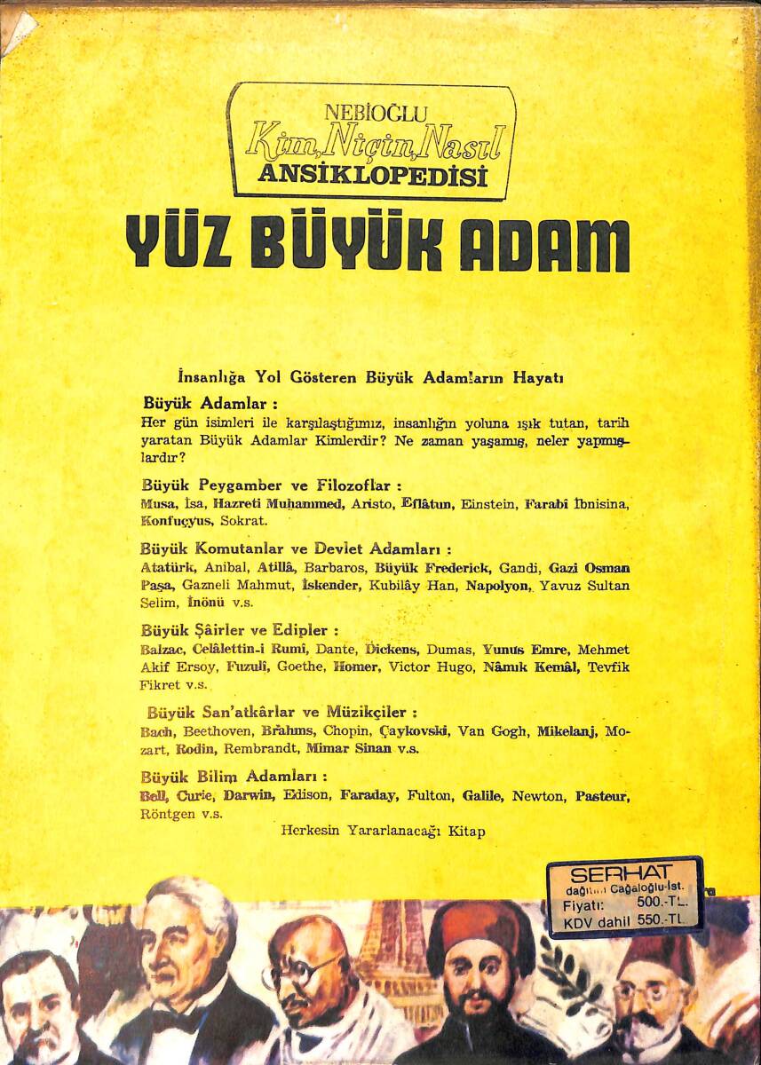 Kim Niçin Nasıl Ansiklopedisi Yüz Büyük Adam NDR100988 - 3
