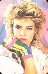 Kim Wilde Kartpostal (Küçük Boy) KRT19984 - Gökçekoleksiyon
