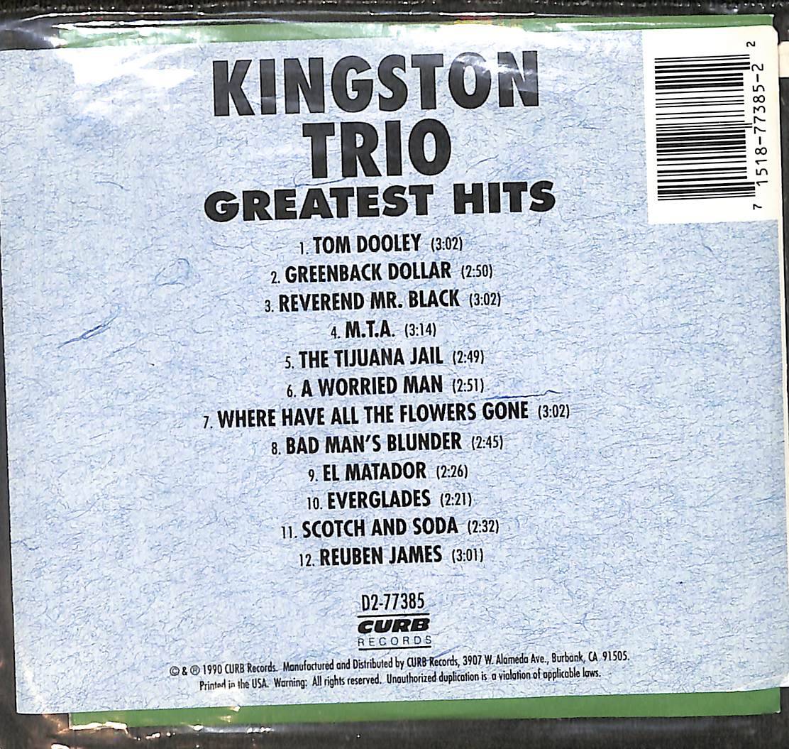 Kingston Trio - Greatest Hits CD (İkinci El) CD5741 - 2