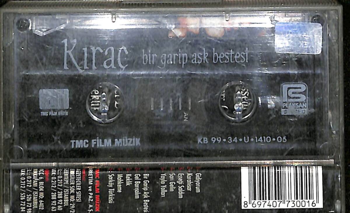Kıraç - Bir Garip Aşk Bestesi Kaset (İkinci El) KST28730 - 2