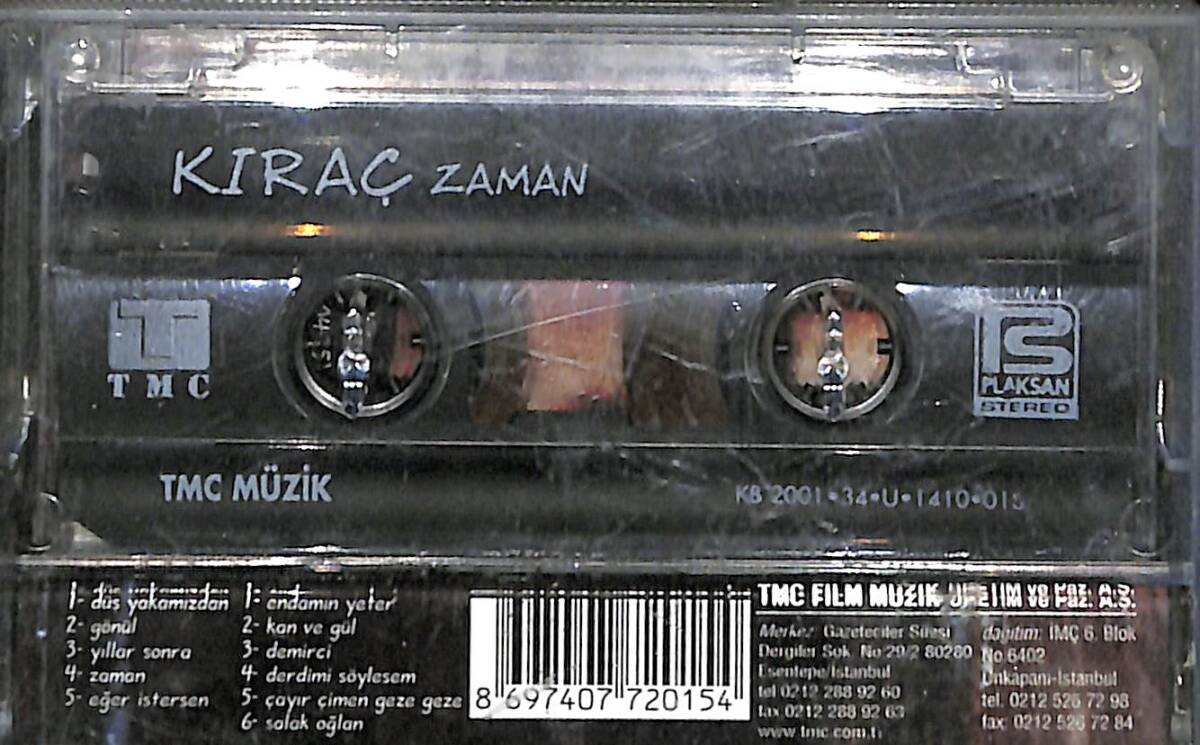 Kıraç - Zaman Kaset (İkinci El Kaset) KST28739 - 2