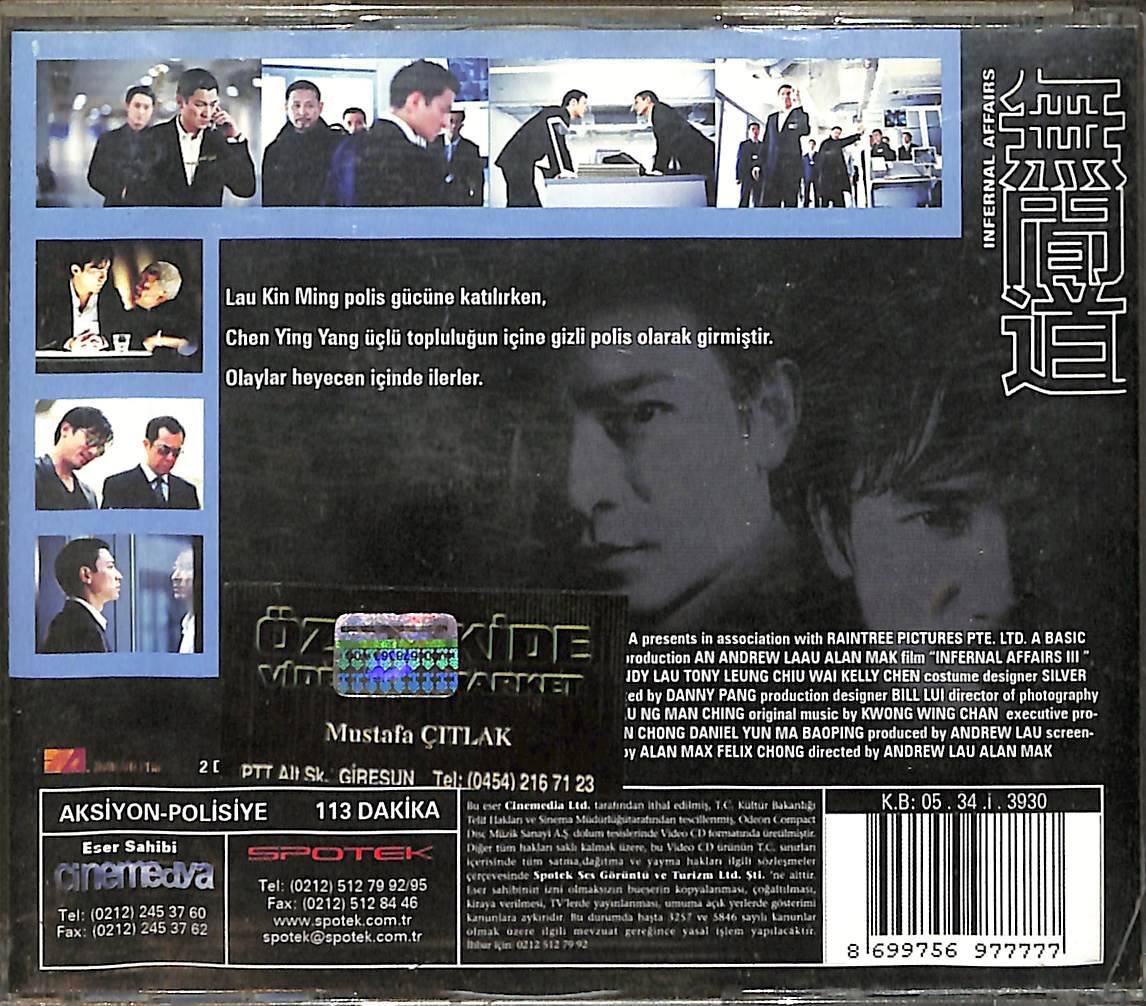 Kirli İşler 3 - Internal Affairs 3 VCD Film VCD27379 - 2