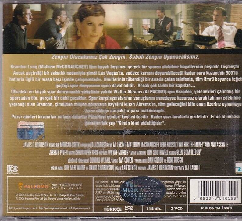 Kirli Para - Al Pacino VCD Film VCD9513 - 2