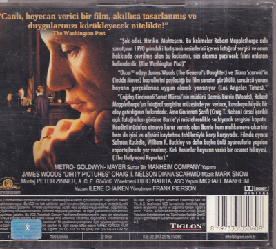 Kirli Resimler (James Wood) VCD Film VCD11116 - 2